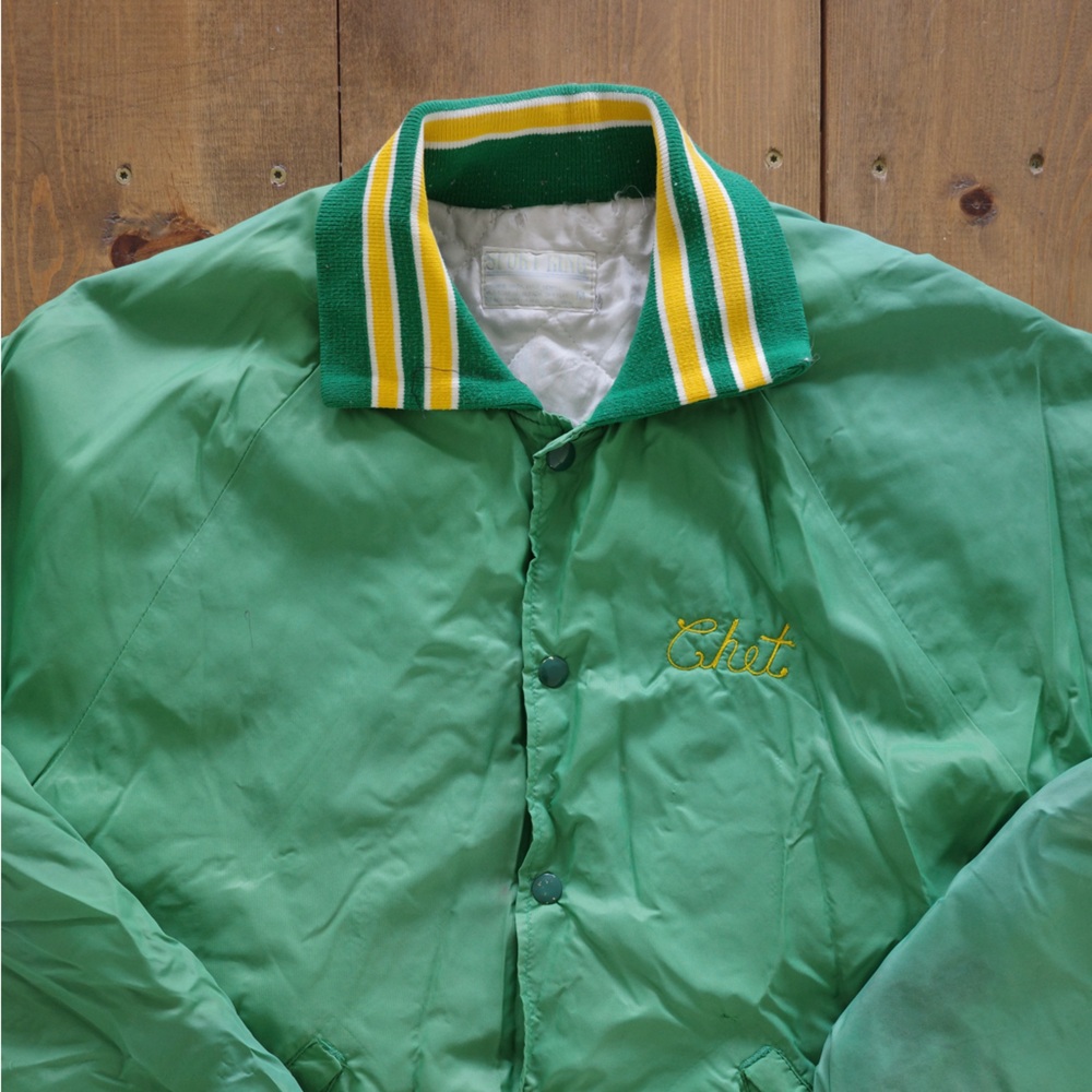 Vintage Green Bay Packers bomber jacket